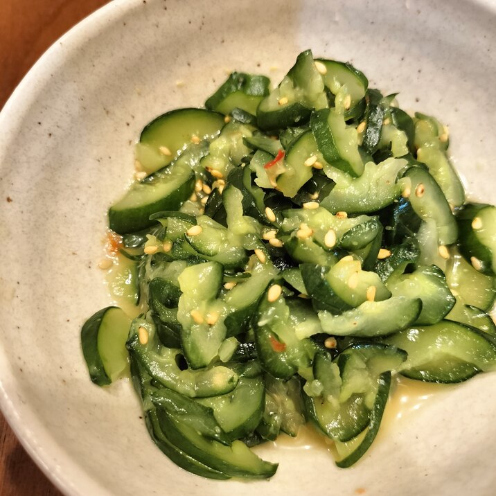 5分で味がしみしみ!きゅうりの漬物